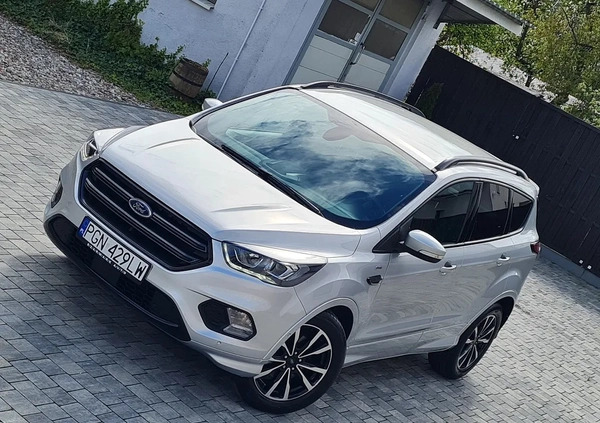 Ford Kuga cena 77900 przebieg: 71000, rok produkcji 2017 z Bielsk Podlaski małe 704